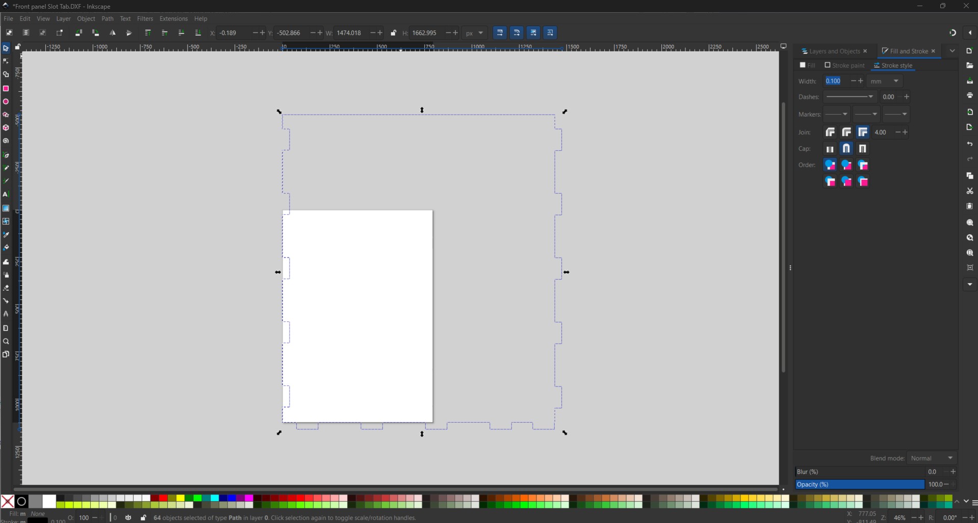 DXF files edit